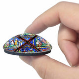 UK England Canterbury Cathedral 3D Fridge Magnet Crystal Glass
