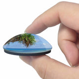 Tuvalu 3D Fridge Magnet Crystal Glass