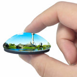 Germany Olympic Park Tower Munich 3D Fridge Magnet Crystal Glass