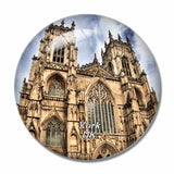 UK England York Minster 3D Fridge Magnet Crystal Glass