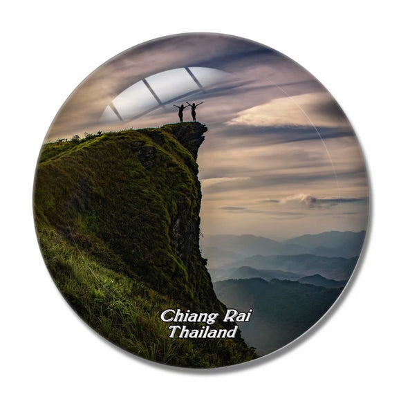 Thailand Cliff Chiang Rai 3D Fridge Magnet Crystal Glass