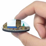 UK England Truro Cathedral 3D Fridge Magnet Crystal Glass