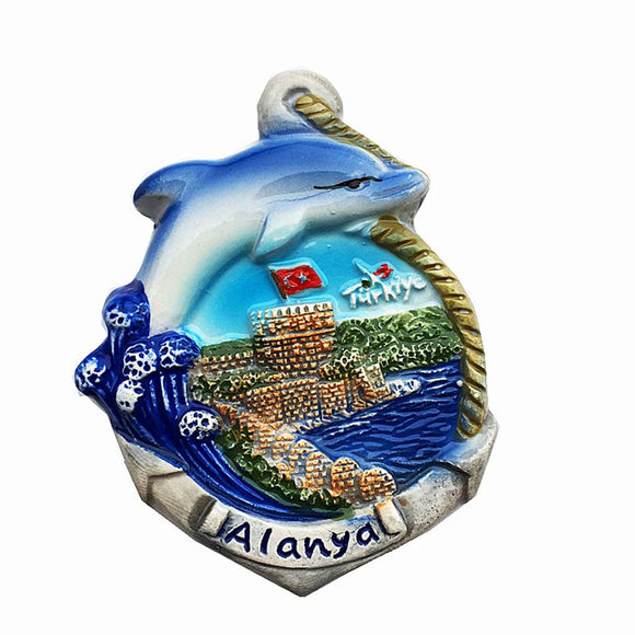 Alanya Turkey Fridge Magnet 3D Resin