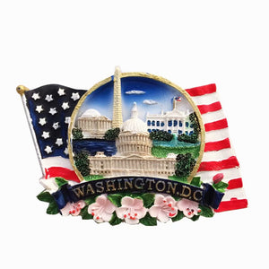 Washington D.C. USA America Fridge Magnet 3D Resin