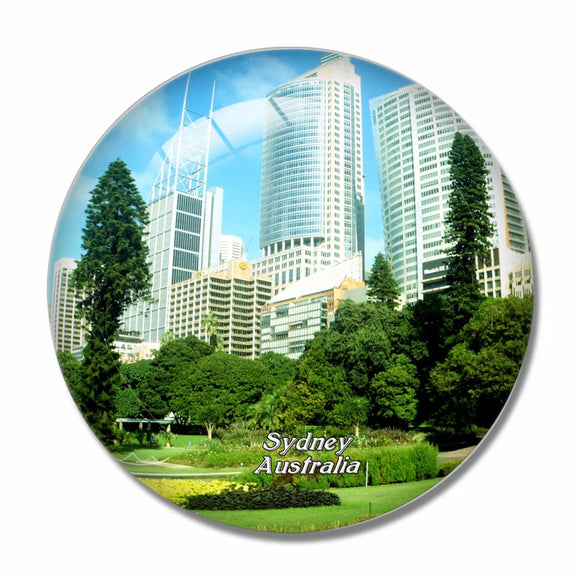 Australia Royal Botanic Garden Sydney 3D Fridge Magnet Crystal Glass