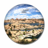 USA America Prescott Watson Lake Arizona 3D Fridge Magnet Crystal Glass