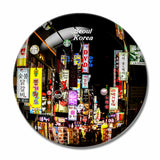Korea Jongno Seoul 3D Fridge Magnet Crystal Glass