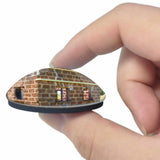 St. Helena 3D Fridge Magnet Crystal Glass
