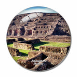 Bolivia Samaipata Castle 3D Fridge Magnet Crystal Glass