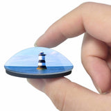 UK England Lighthouse Lymington 3D Fridge Magnet Crystal Glass