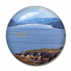 Canada Kamloops 3D Fridge Magnet Crystal Glass