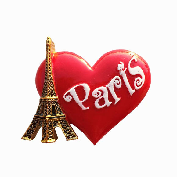 Paris France Fridge Magnet 3D Resin