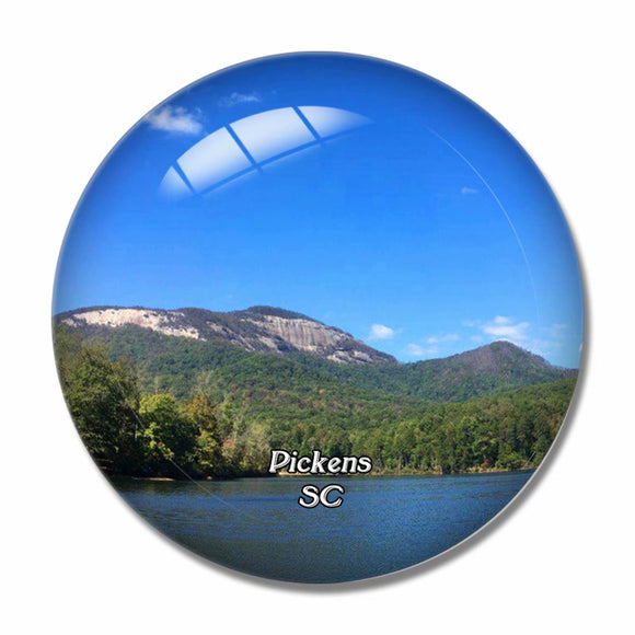 Pickens Park South Carolina USA 3D Fridge Magnet Crystal Glass