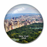USA America Central Park New York 3D Fridge Magnet Crystal Glass