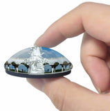 Venezuela Parque Central Caracas Torres Gemelas 3D Fridge Magnet Crystal Glass