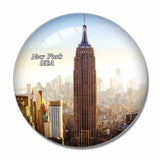 USA America Empire State Building New York 3D Fridge Magnet Crystal Glass