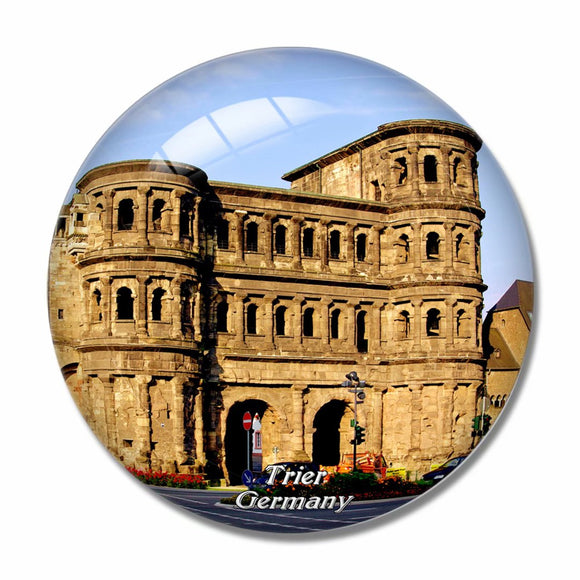 Germany Porta Nigra Trier 3D Fridge Magnet Crystal Glass