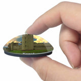 UK England Warwick Castle 3D Fridge Magnet Crystal Glass
