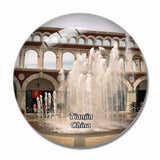 China Florence Town Tianjin Musical Fountain 3D Fridge Magnet Crystal Glass