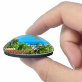 Trinidad and Tobago 3D Fridge Magnet Crystal Glass