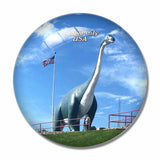 USA America Rapid  Dinosaur Park 3D Fridge Magnet Crystal Glass