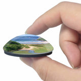 UK England Three Cliffs Bay Swansea 3D Fridge Magnet Crystal Glass