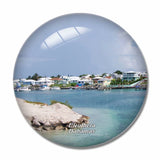 Glass Window Bridge Eleuthera Bahamas 3D Fridge Magnet Crystal Glass