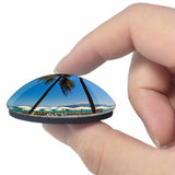 Vietnam Nha Trang Beach 3D Fridge Magnet Crystal Glass