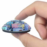 Chile Cerro Concepcion Valparaiso 3D Fridge Magnet Crystal Glass