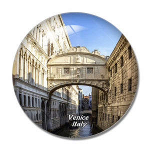 Italy Bridge of Sighs Venice 3D Fridge Magnet Crystal Glass