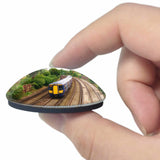 UK England Vale of Rheidol Railway Aberystwyth 3D Fridge Magnet Crystal Glass