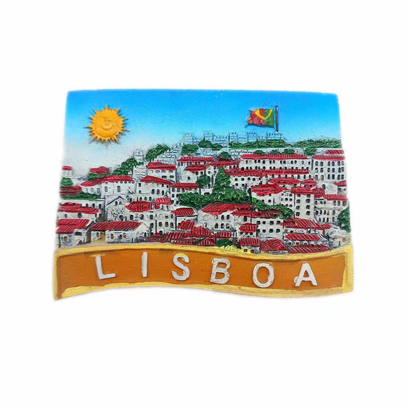 Lison Portugal Fridge Magnet 3D Resin