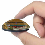 China National Palace Museum Beijing 3D Fridge Magnet Crystal Glass