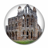 UK England Whitby Abbey 3D Fridge Magnet Crystal Glass