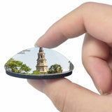 America USA Charleston Church 3D Fridge Magnet Crystal Glass