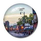 USA America Beale Street Memphis 3D Fridge Magnet Crystal Glass