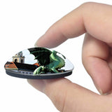 Slovenia Dragon Bridge Ljubljana 3D Fridge Magnet Crystal Glass