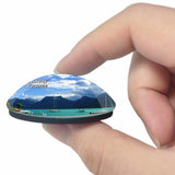 France Lake Annecy 3D Fridge Magnet Crystal Glass