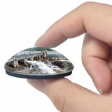 Post Falls Idaho USA 3D Fridge Magnet Crystal Glass
