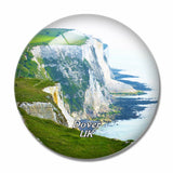 UK England The White Cliffs of Dover 3D Fridge Magnet Crystal Glass