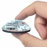 UK England Red Funnel Ferries Southampton 3D Fridge Magnet Crystal Glass