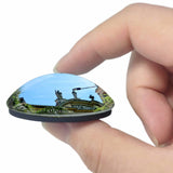 Uruguay Colonia Del Sacramento 3D Fridge Magnet Crystal Glass