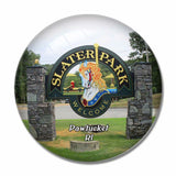 Pawtucket Park Rhode Island USA 3D Fridge Magnet Crystal Glass