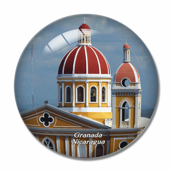 Granada Lake Nicaragua 3D Fridge Magnet Crystal Glass