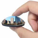 USA America Buffalo 3D Fridge Magnet Crystal Glass