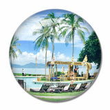 Beach Punta Chame Panama 3D Fridge Magnet Crystal Glass