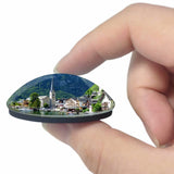 Austria Hallstatt 3D Fridge Magnet Crystal Glass