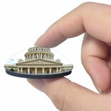 USA America California State Capitol Museum Sacramento 3D Fridge Magnet Crystal Glass