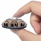 Portugal Old Cathedral of Coimbra 3D Fridge Magnet Crystal Glass