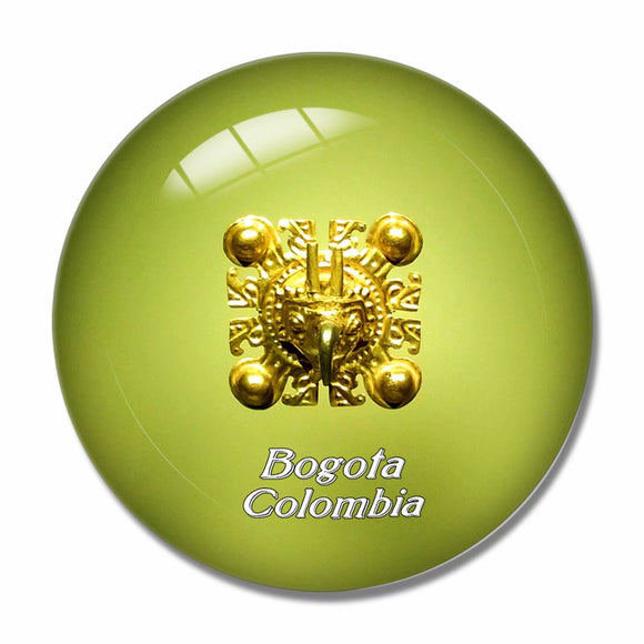 Colombia Bogota Museum 3D Fridge Magnet Crystal Glass